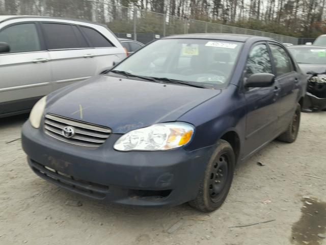 2T1BR32E64C233384 - 2004 TOYOTA COROLLA CE BLUE photo 2