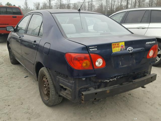 2T1BR32E64C233384 - 2004 TOYOTA COROLLA CE BLUE photo 3