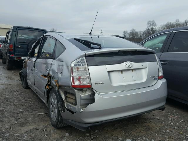 JTDKB20U577090006 - 2007 TOYOTA PRIUS SILVER photo 3