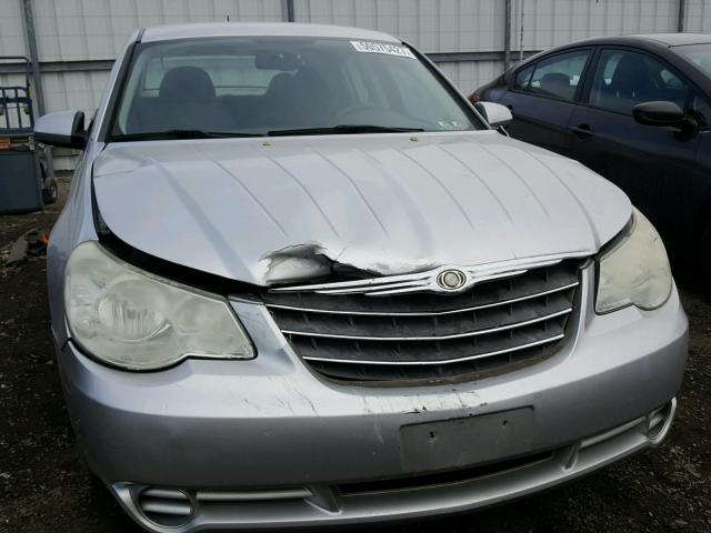 1C3LC56RX8N288829 - 2008 CHRYSLER SEBRING TO SILVER photo 9