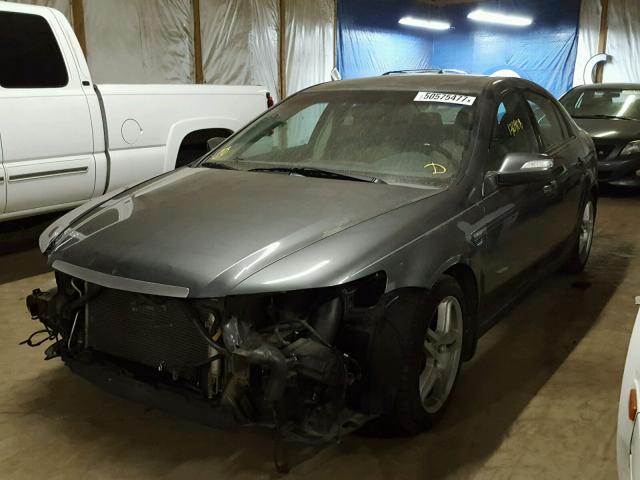 19UUA66268A043145 - 2008 ACURA TL GRAY photo 2