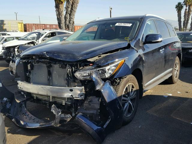 5N1DL0MN9HC544632 - 2017 INFINITI QX60 BLUE photo 2