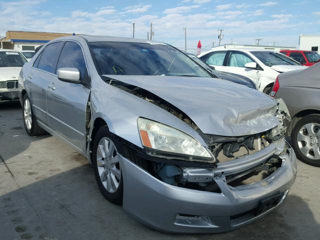 1HGCM66566A009751 - 2006 HONDA ACCORD EX SILVER photo 1