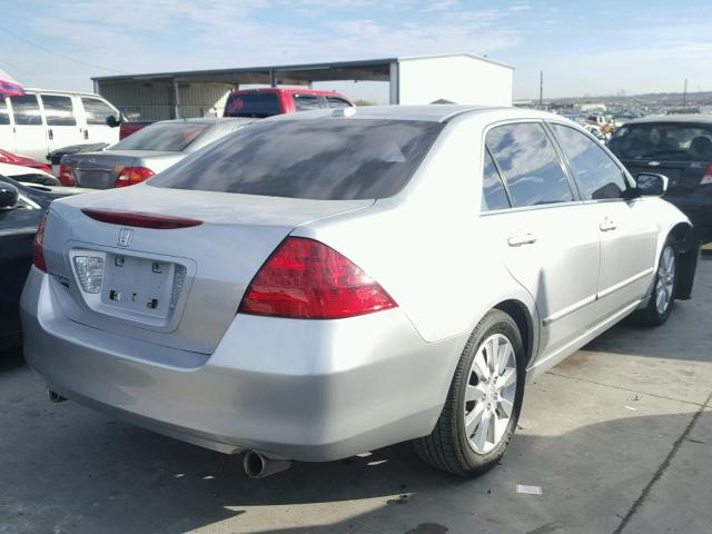 1HGCM66566A009751 - 2006 HONDA ACCORD EX SILVER photo 4