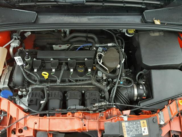 1FADP3K22FL327199 - 2015 FORD FOCUS SE RED photo 7