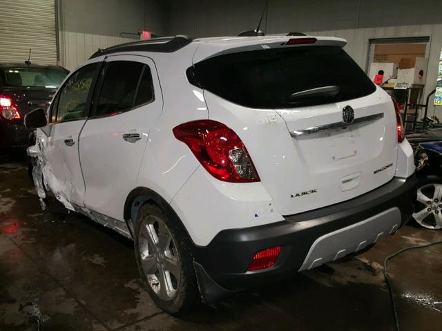 KL4CJASBXGB692775 - 2016 BUICK ENCORE WHITE photo 3