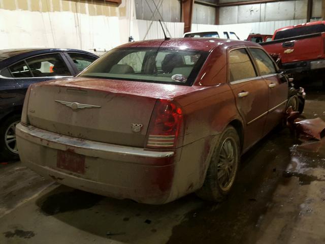 2C3LK63H38H306374 - 2008 CHRYSLER 300C MAROON photo 4