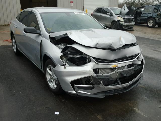 1G1ZB5ST5HF237266 - 2017 CHEVROLET MALIBU LS SILVER photo 1