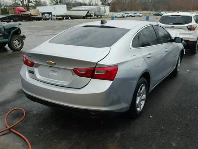1G1ZB5ST5HF237266 - 2017 CHEVROLET MALIBU LS SILVER photo 4