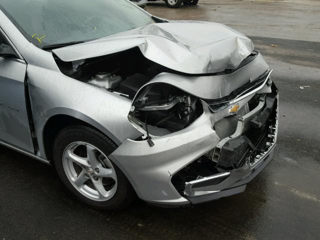 1G1ZB5ST5HF237266 - 2017 CHEVROLET MALIBU LS SILVER photo 9