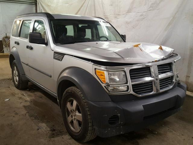 1D8GU28K48W159165 - 2008 DODGE NITRO SXT SILVER photo 1