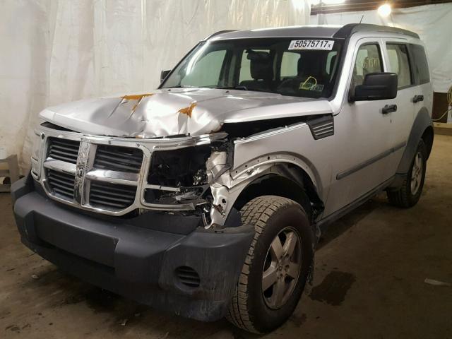 1D8GU28K48W159165 - 2008 DODGE NITRO SXT SILVER photo 2