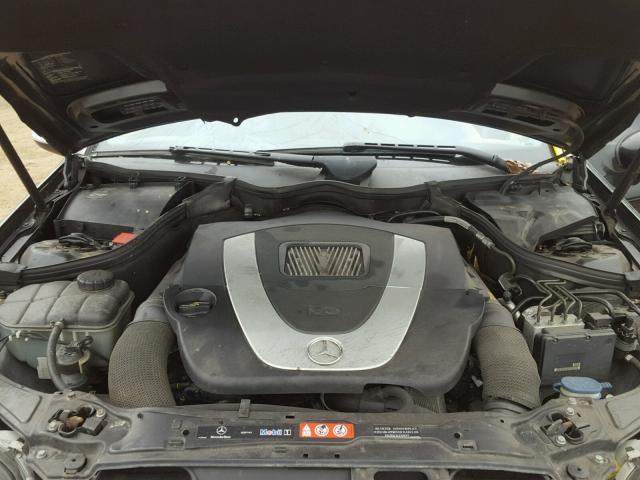 WDBRF52H46A872611 - 2006 MERCEDES-BENZ C GENERATI BLACK photo 7