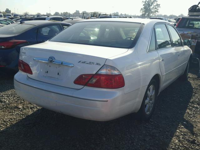 4T1BF28B73U291467 - 2003 TOYOTA AVALON XL WHITE photo 4