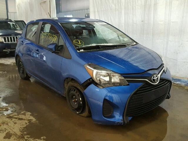 VNKKTUD3XHA080979 - 2017 TOYOTA YARIS L BLUE photo 1