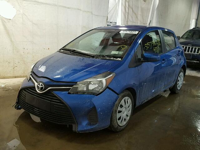 VNKKTUD3XHA080979 - 2017 TOYOTA YARIS L BLUE photo 2