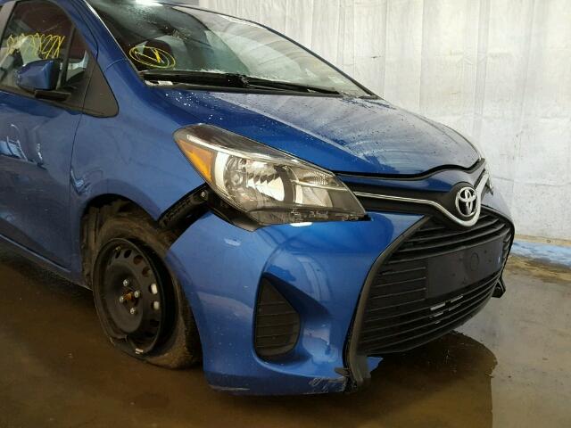 VNKKTUD3XHA080979 - 2017 TOYOTA YARIS L BLUE photo 9