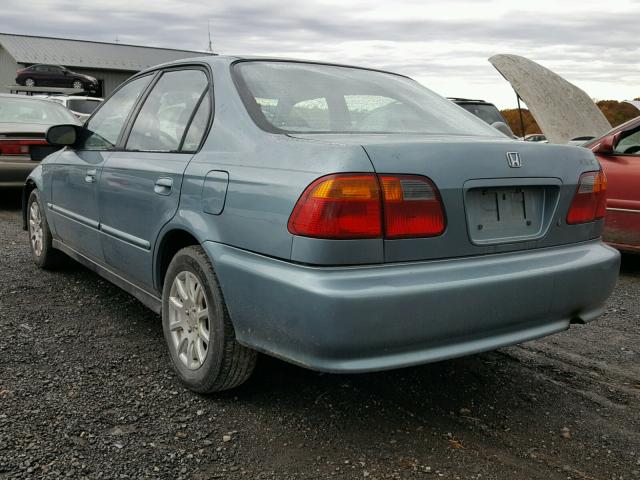 2HGEJ6615YH580747 - 2000 HONDA CIVIC BASE BLUE photo 3