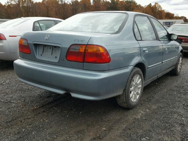 2HGEJ6615YH580747 - 2000 HONDA CIVIC BASE BLUE photo 4