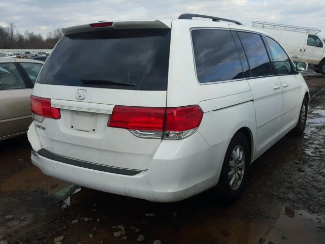 5FNRL38409B006080 - 2009 HONDA ODYSSEY EX WHITE photo 4