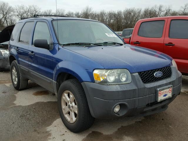 1FMYU03Z37KA05088 - 2007 FORD ESCAPE XLT BLUE photo 1