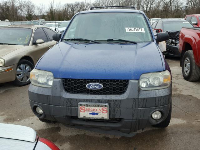 1FMYU03Z37KA05088 - 2007 FORD ESCAPE XLT BLUE photo 9