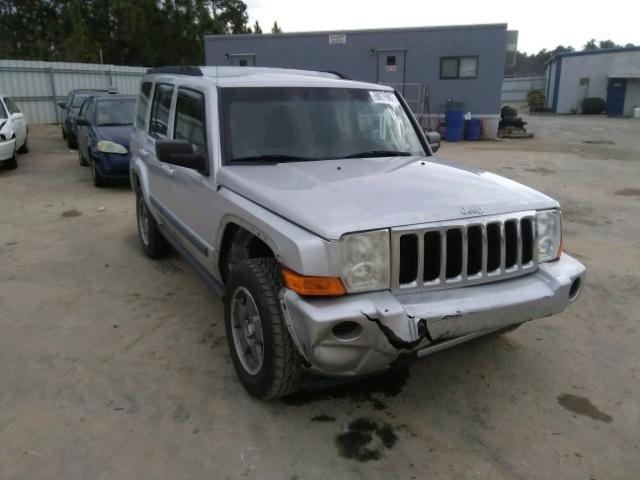 1J8HH48N58C178105 - 2008 JEEP COMMANDER SILVER photo 1