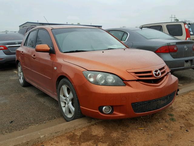 JM1BK143941113474 - 2004 MAZDA 3 HATCHBAC ORANGE photo 1