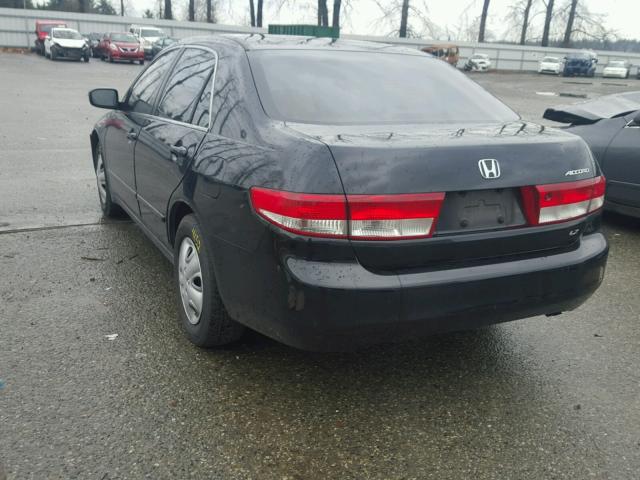 1HGCM56374A156294 - 2004 HONDA ACCORD LX BLACK photo 3