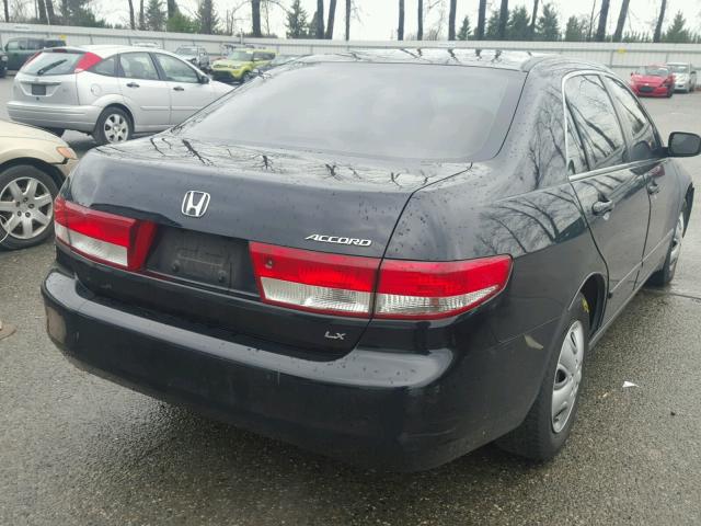 1HGCM56374A156294 - 2004 HONDA ACCORD LX BLACK photo 4