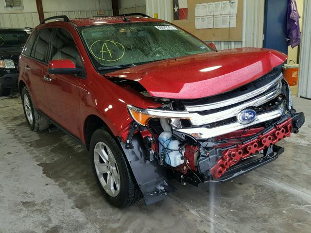 2FMDK3JC3BBA96516 - 2011 FORD EDGE SEL RED photo 1