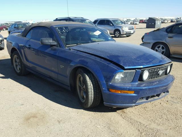 1ZVHT85H765234278 - 2006 FORD MUSTANG GT BLUE photo 1