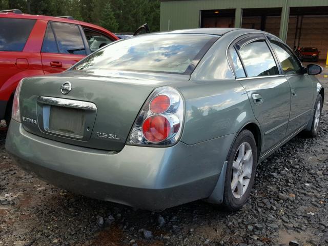 1N4AL11D06N380235 - 2006 NISSAN ALTIMA S GREEN photo 4