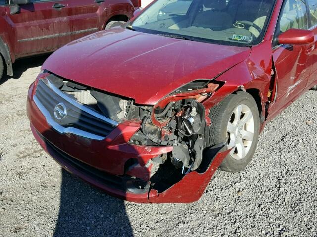 1N4AL21E27N435770 - 2007 NISSAN ALTIMA 2.5 RED photo 9