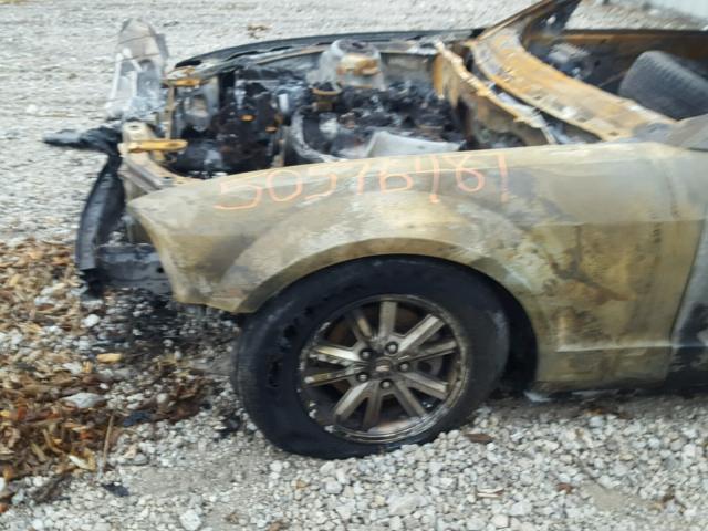 1ZVFT80NX75324529 - 2007 FORD MUSTANG BURN photo 9