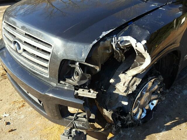 5N3AA08C44N812462 - 2004 INFINITI QX56 BLACK photo 9