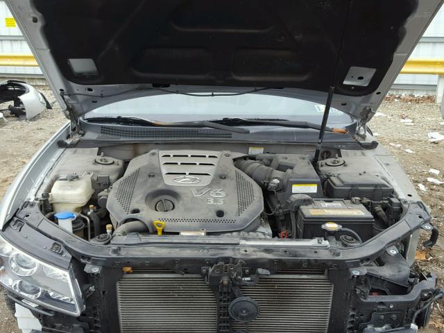 5NPEU46F67H244889 - 2007 HYUNDAI SONATA SILVER photo 7