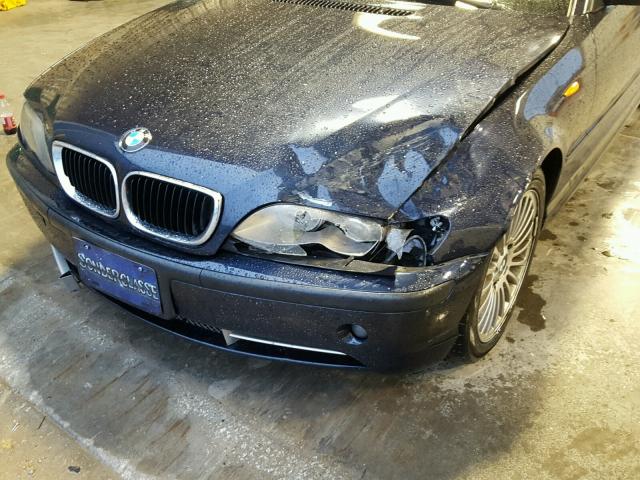 WBAEV53403KM31737 - 2003 BMW 330 I BLUE photo 9