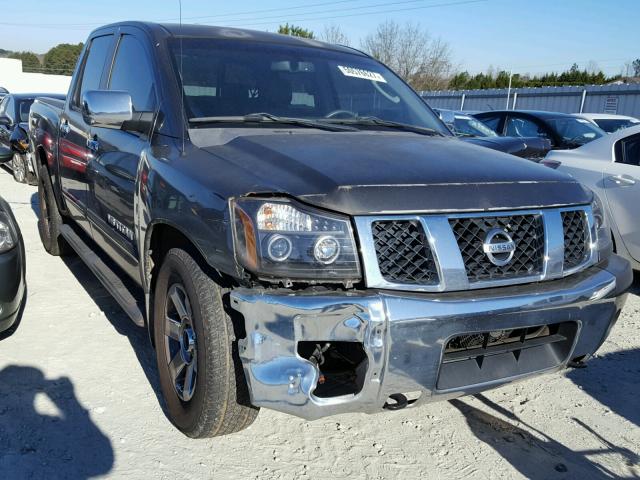 1N6BA07A36N526281 - 2006 NISSAN TITAN XE GRAY photo 1