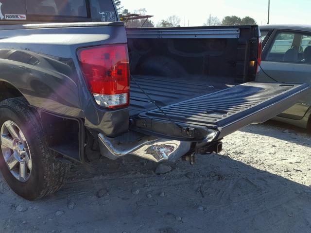 1N6BA07A36N526281 - 2006 NISSAN TITAN XE GRAY photo 9