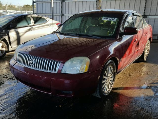 1MEFM42195G617065 - 2005 MERCURY MONTEGO PR 勃艮第红 照片 2