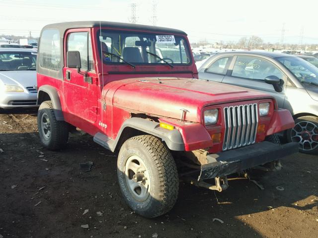 1J4FY19P7SP319988 - 1995 JEEP WRANGLER / RED photo 1