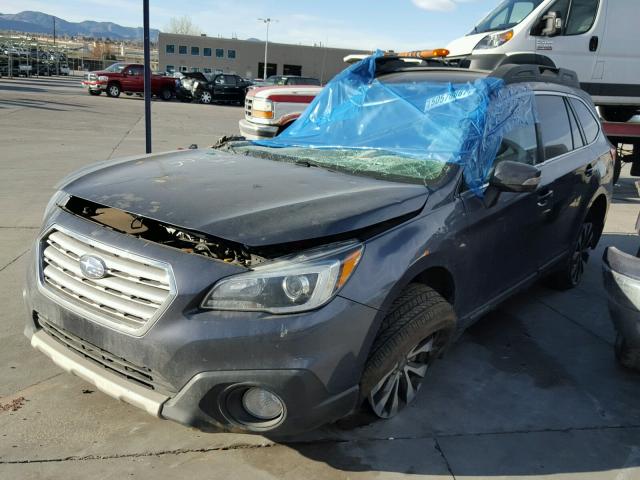 4S4BSELC4F3210707 - 2015 SUBARU OUTBACK 3. GRAY photo 2