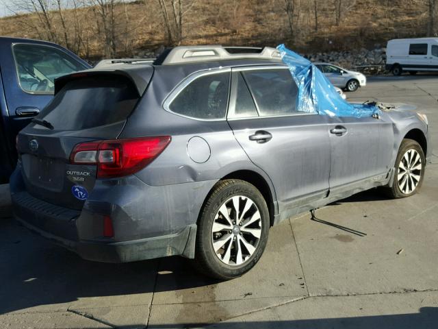 4S4BSELC4F3210707 - 2015 SUBARU OUTBACK 3. GRAY photo 4