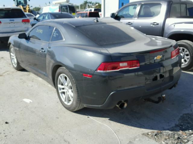 2G1FB1E37F9295604 - 2015 CHEVROLET CAMARO LS GRAY photo 3