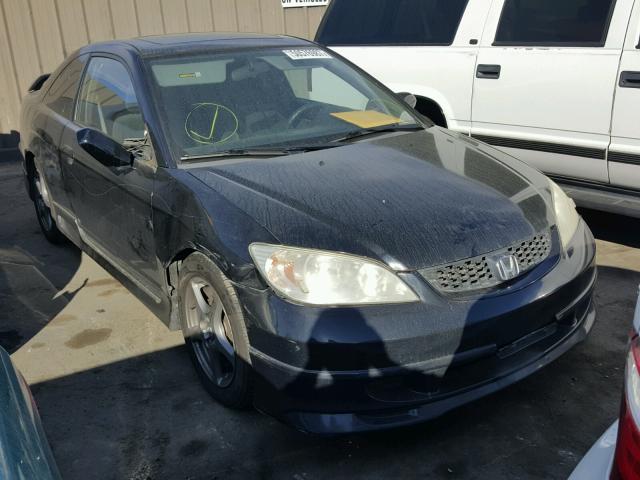 1HGEM229X5L020295 - 2005 HONDA CIVIC EX Siyah fotoğraf 1