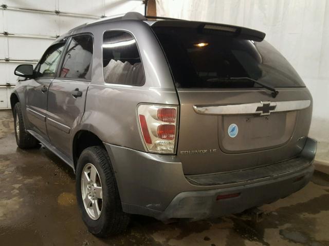 2CNDL23F956135413 - 2005 CHEVROLET EQUINOX LS GRAY photo 3