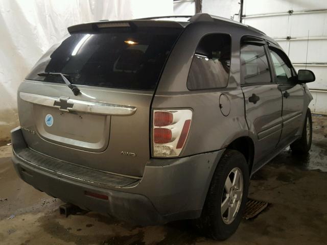 2CNDL23F956135413 - 2005 CHEVROLET EQUINOX LS GRAY photo 4