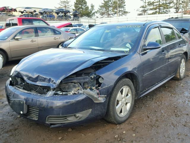 2G1WG5EK8B1262653 - 2011 CHEVROLET IMPALA LT BLUE photo 2