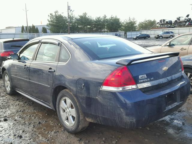 2G1WG5EK8B1262653 - 2011 CHEVROLET IMPALA LT BLUE photo 3